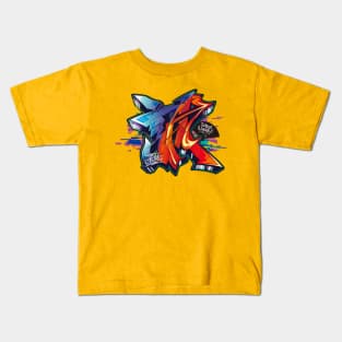 Japanese KANJI Graffiti MAKOTO Kids T-Shirt